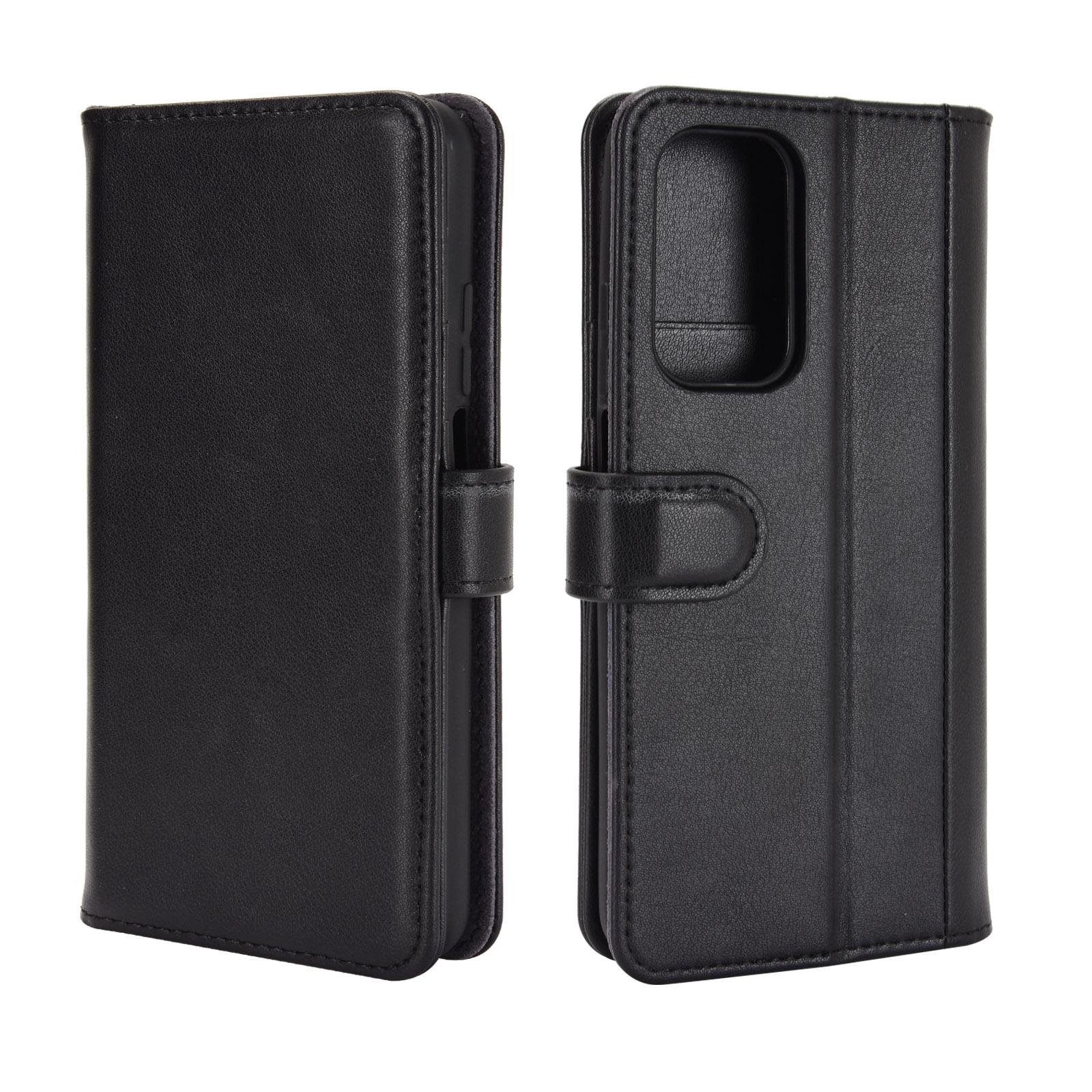 Xiaomi Mi 10T/10T Pro Genuine Leather Wallet Case Black