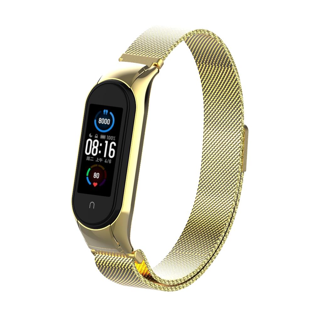 Xiaomi Mi Band 5/6 Milanese Loop Band Gold