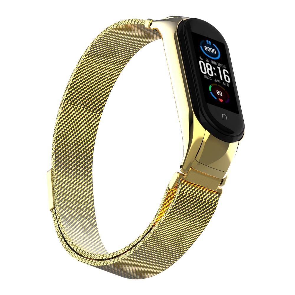 Xiaomi Mi Band 5/6 Milanese Loop Band Gold