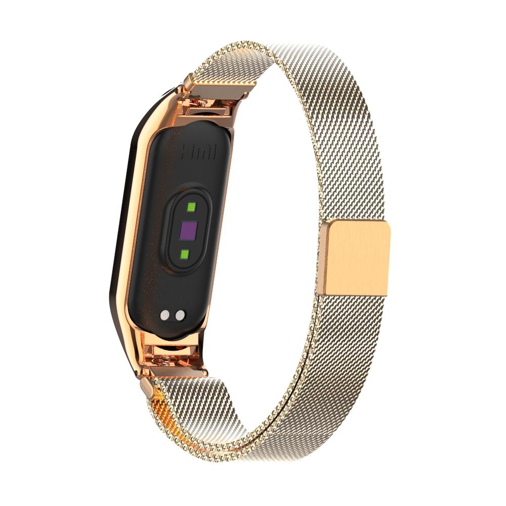 Xiaomi Mi Band 5/6 Milanese Loop Band Rose Gold