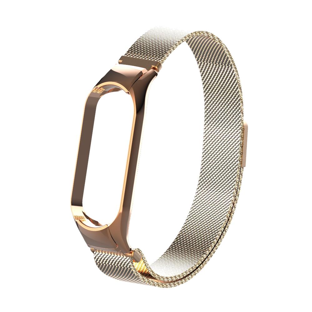 Xiaomi Mi Band 5/6 Milanese Loop Band Rose Gold