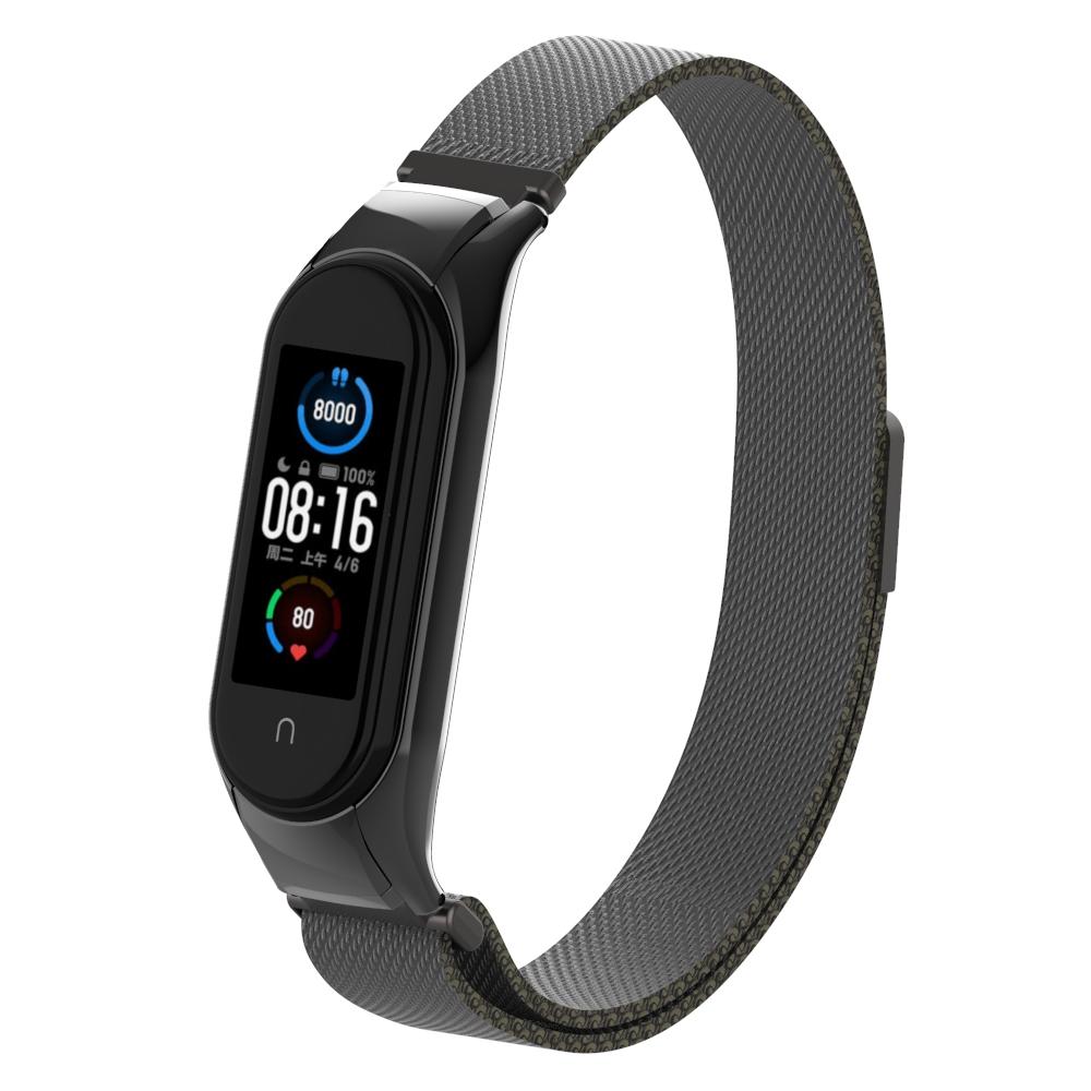 Xiaomi Mi Band 5/6 Milanese Loop Band Black