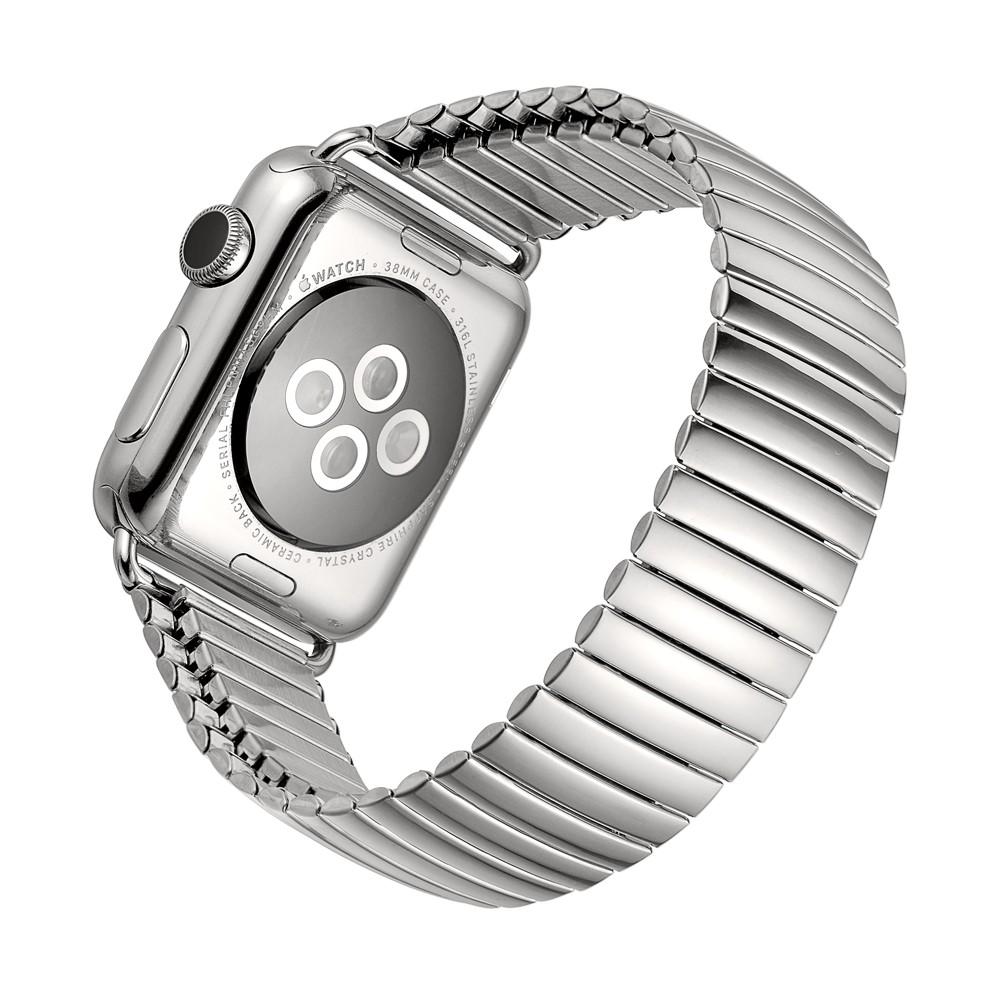 Apple Watch SE 44mm Steel stretch bracelet Silver