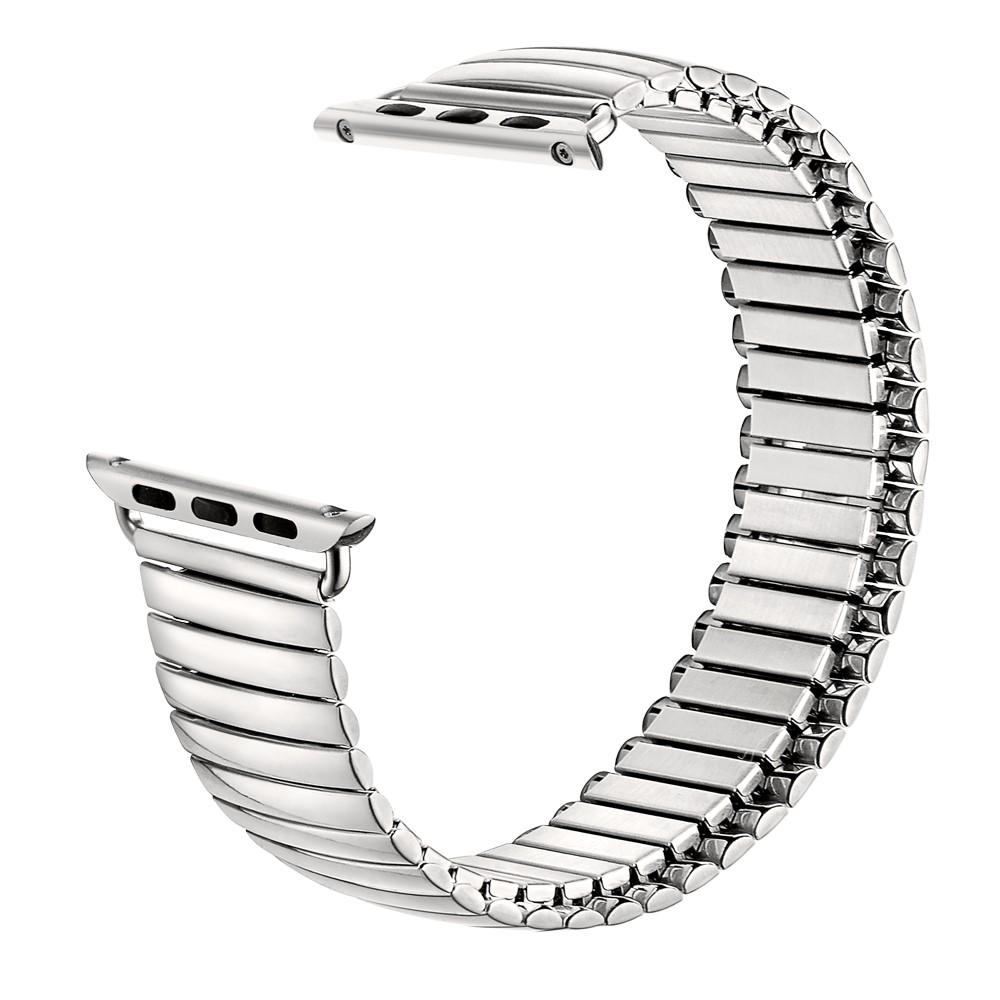 Apple Watch SE 44mm Steel stretch bracelet Silver