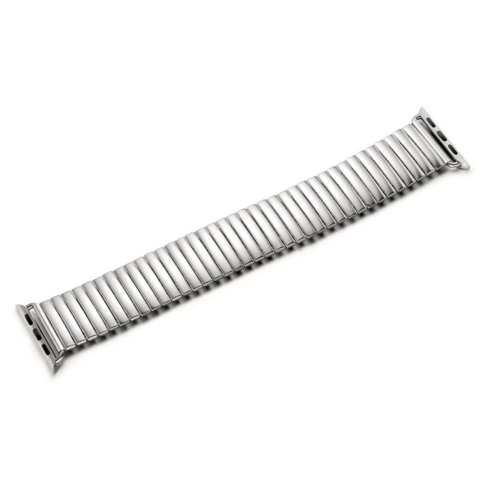 Apple Watch SE 44mm Steel stretch bracelet Silver