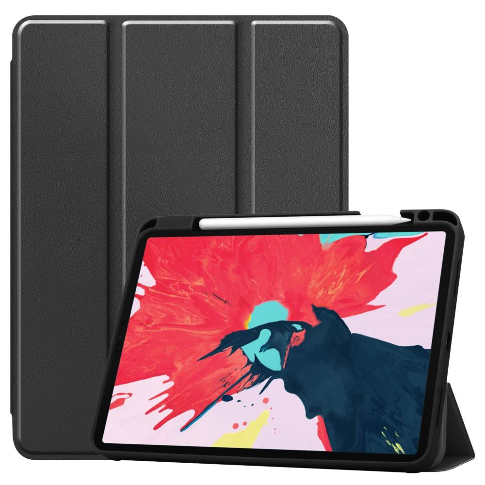 iPad Pro 11 2nd Gen (2020) Tri-Fold Cover w. Pen-holder Black