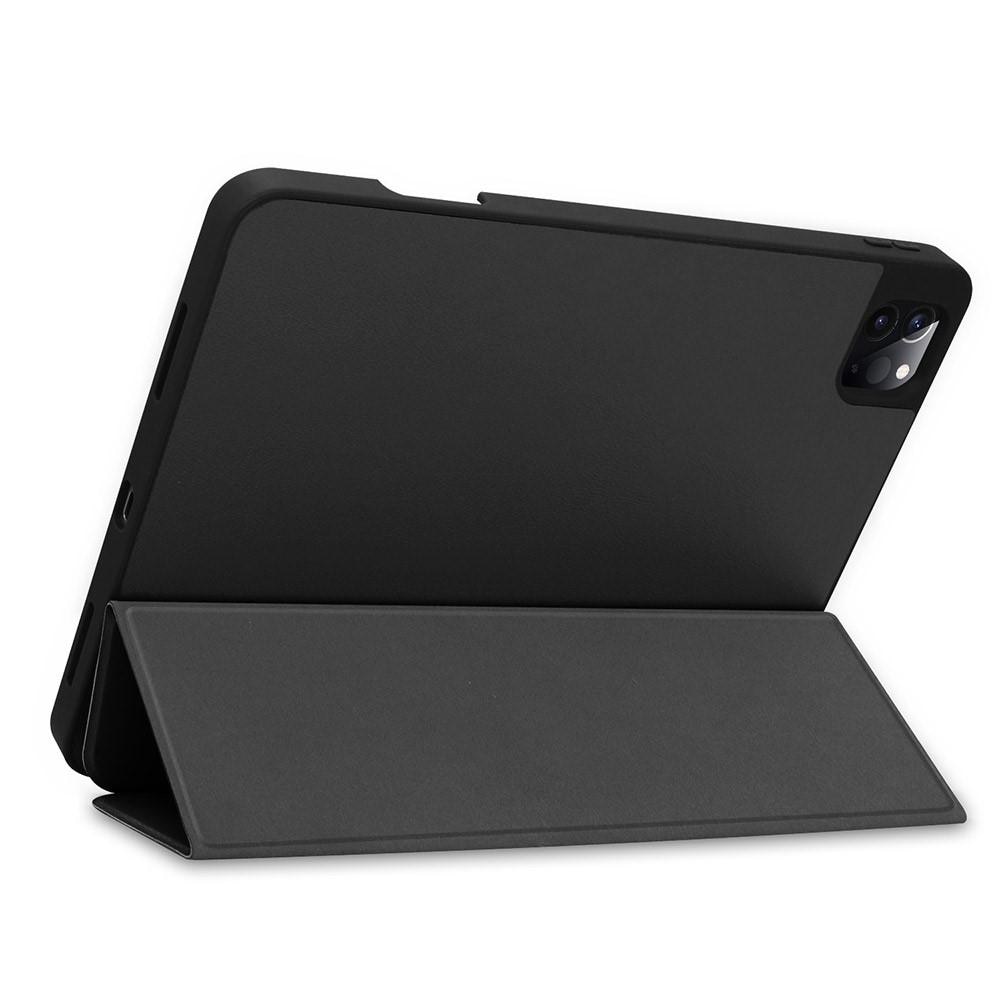 iPad Pro 11 3rd Gen (2021) Tri-Fold Cover w. Pen-holder Black