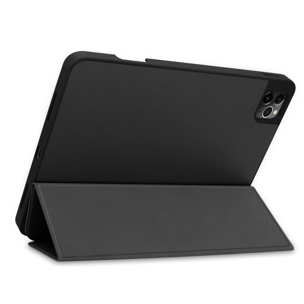 iPad Pro 12.9 3rd Gen (2018)Tri-Fold Cover w. Pen-holder Black