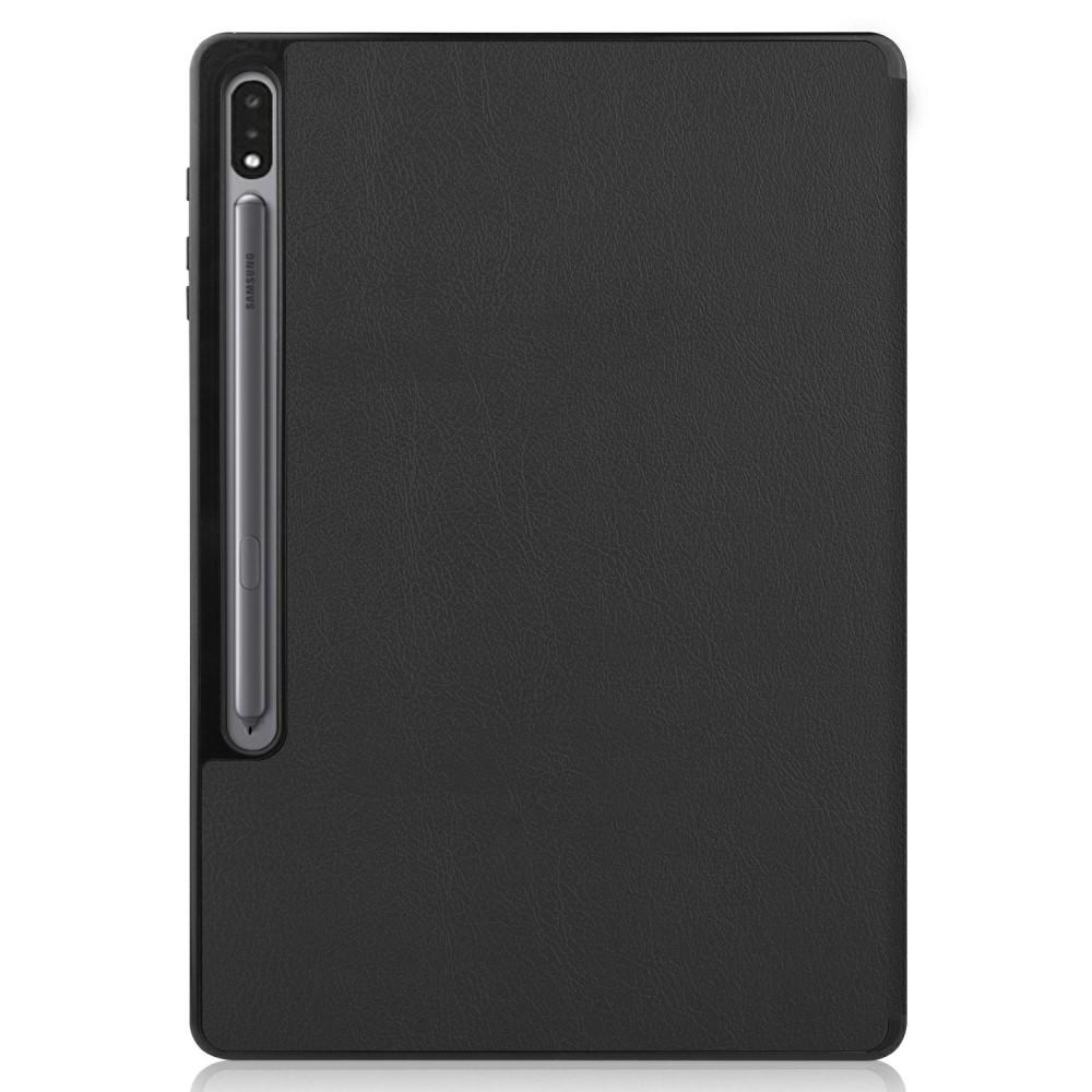 Samsung Galaxy Tab S7 Plus/S8 Plus 12.4 Tri-Fold Cover Black