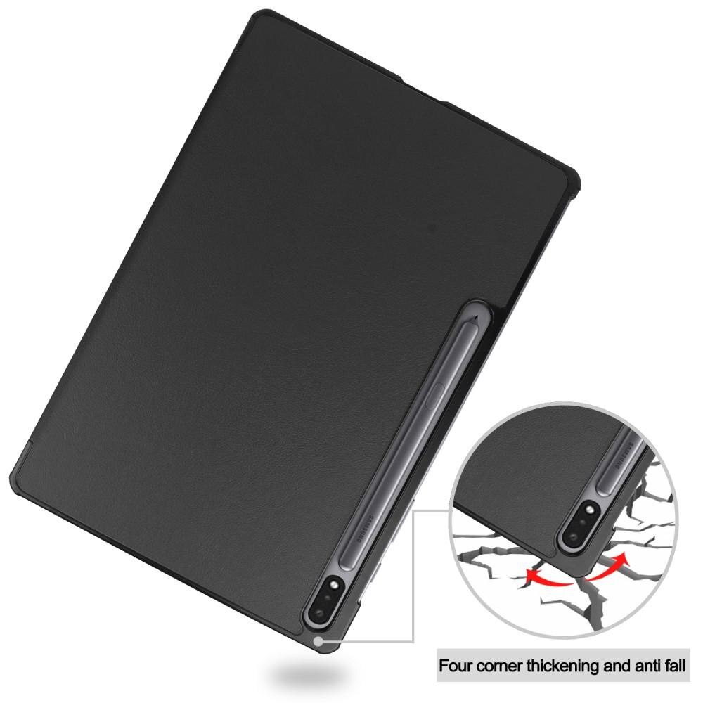   Tri-Fold Cover w. Pen-holder Black