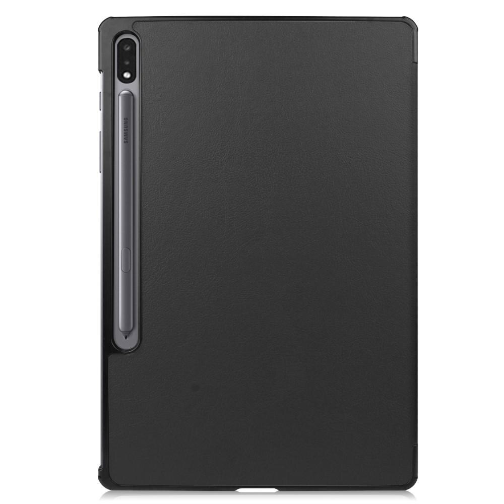   Tri-Fold Cover w. Pen-holder Black
