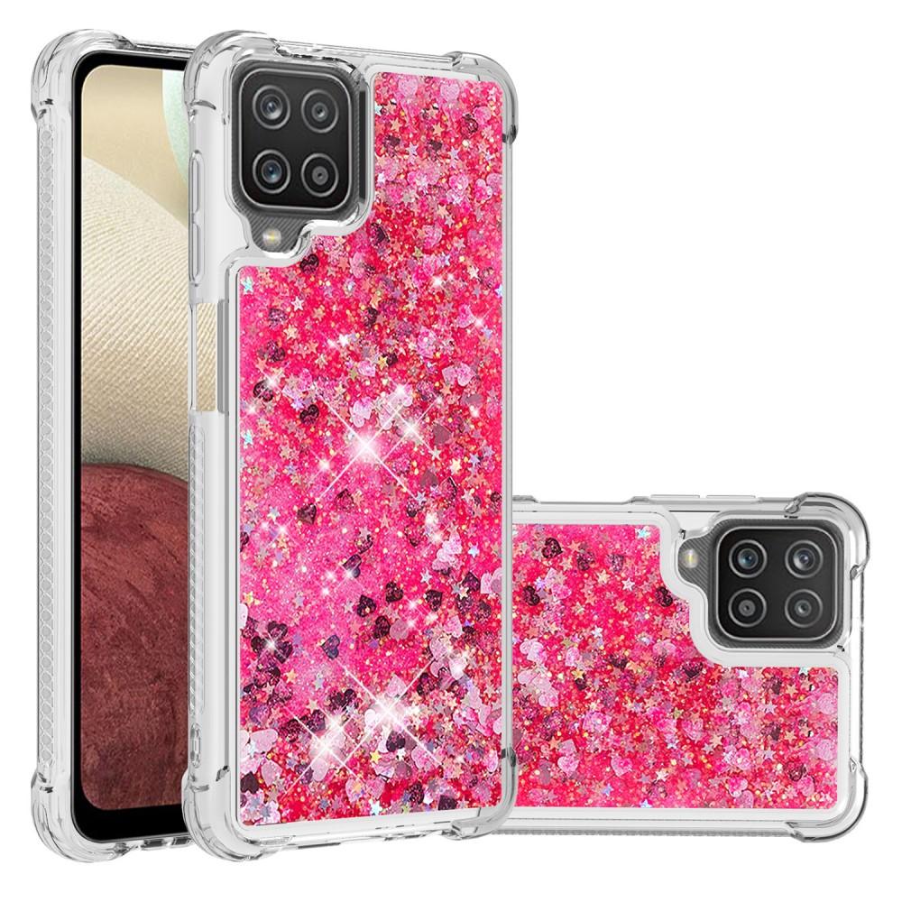 Samsung Galaxy A12 5G Glitter Powder TPU Case Red