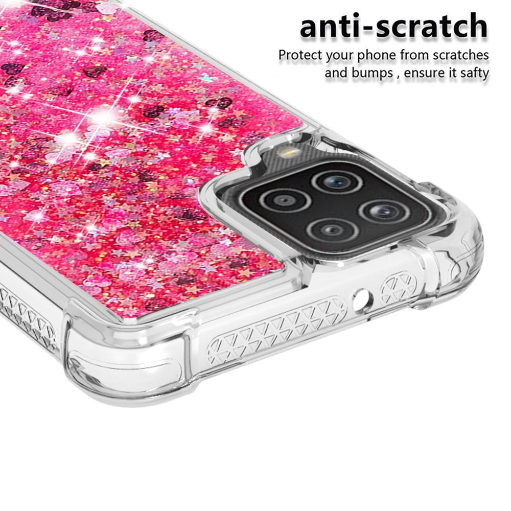 Samsung Galaxy A12 5G Glitter Powder TPU Case Red