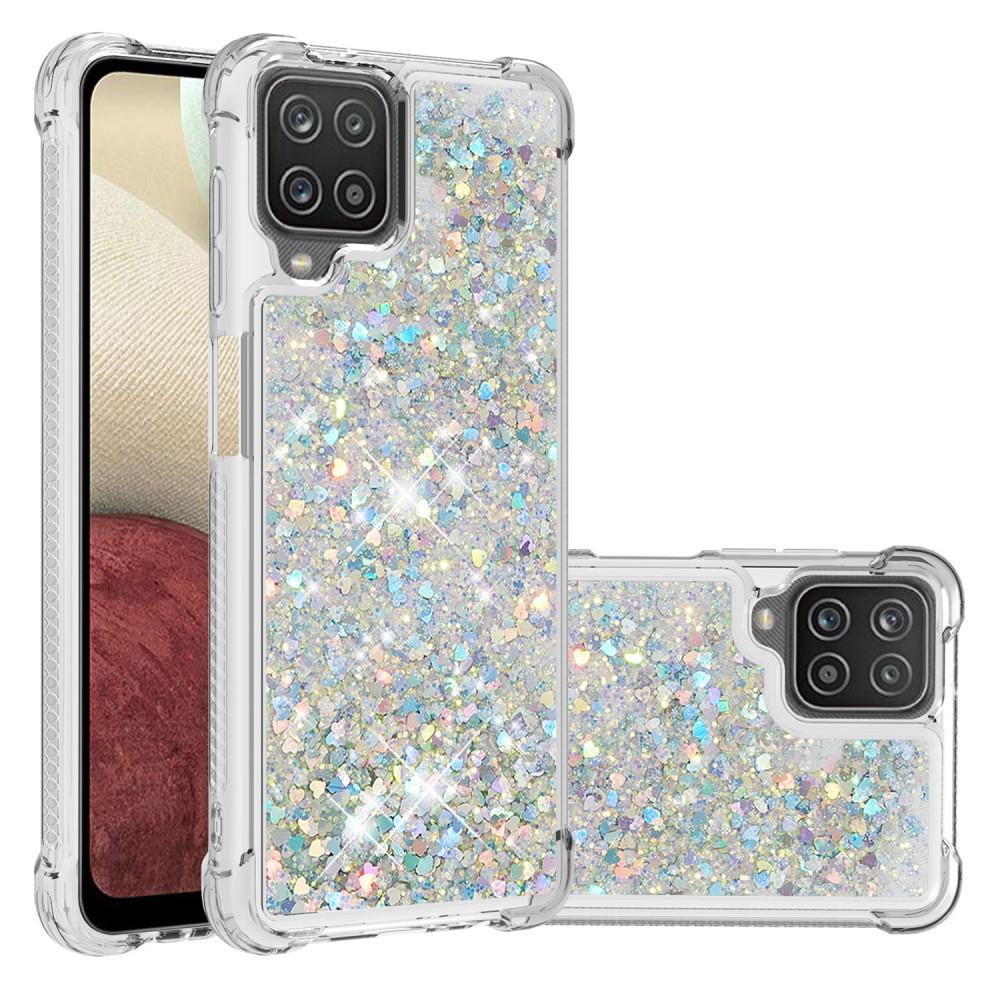 Samsung Galaxy A12 5G Glitter Powder TPU Case Silver