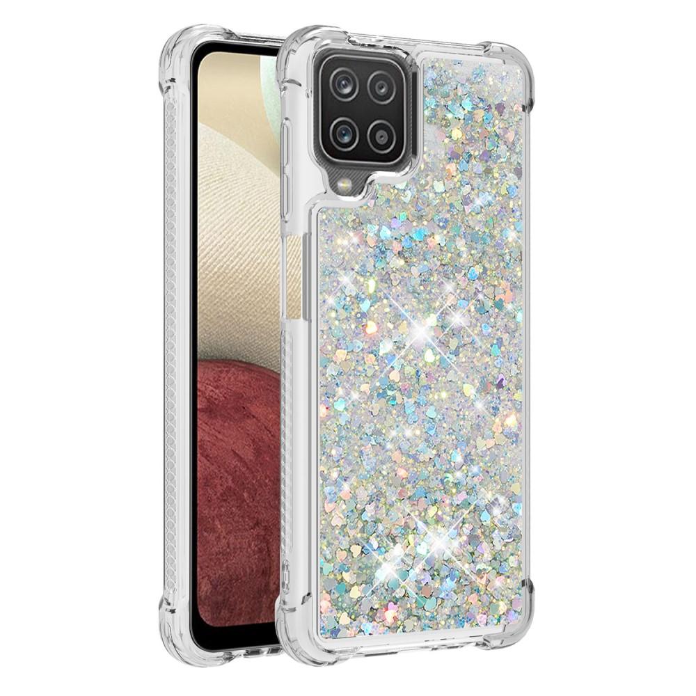 Samsung Galaxy A12 5G Glitter Powder TPU Case Silver