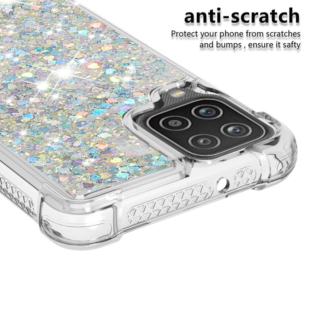 Samsung Galaxy A12 5G Glitter Powder TPU Case Silver