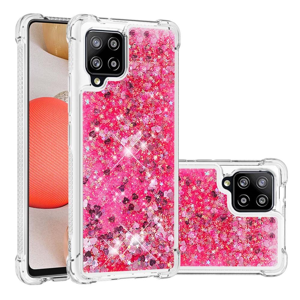 Samsung Galaxy A42 Glitter Powder TPU Case Red