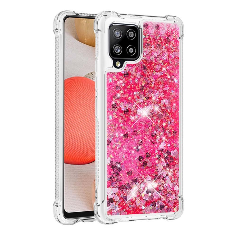 Samsung Galaxy A42 Glitter Powder TPU Case Red