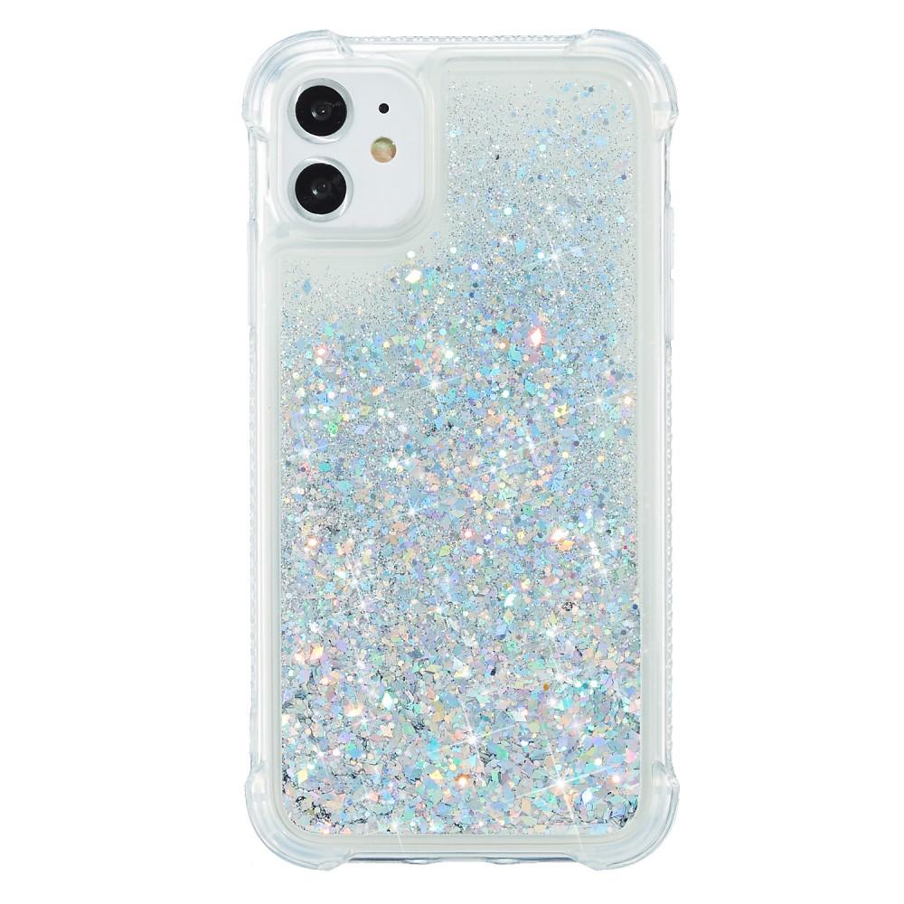 iPhone 12/12 Pro Glitter Powder TPU Case Silver
