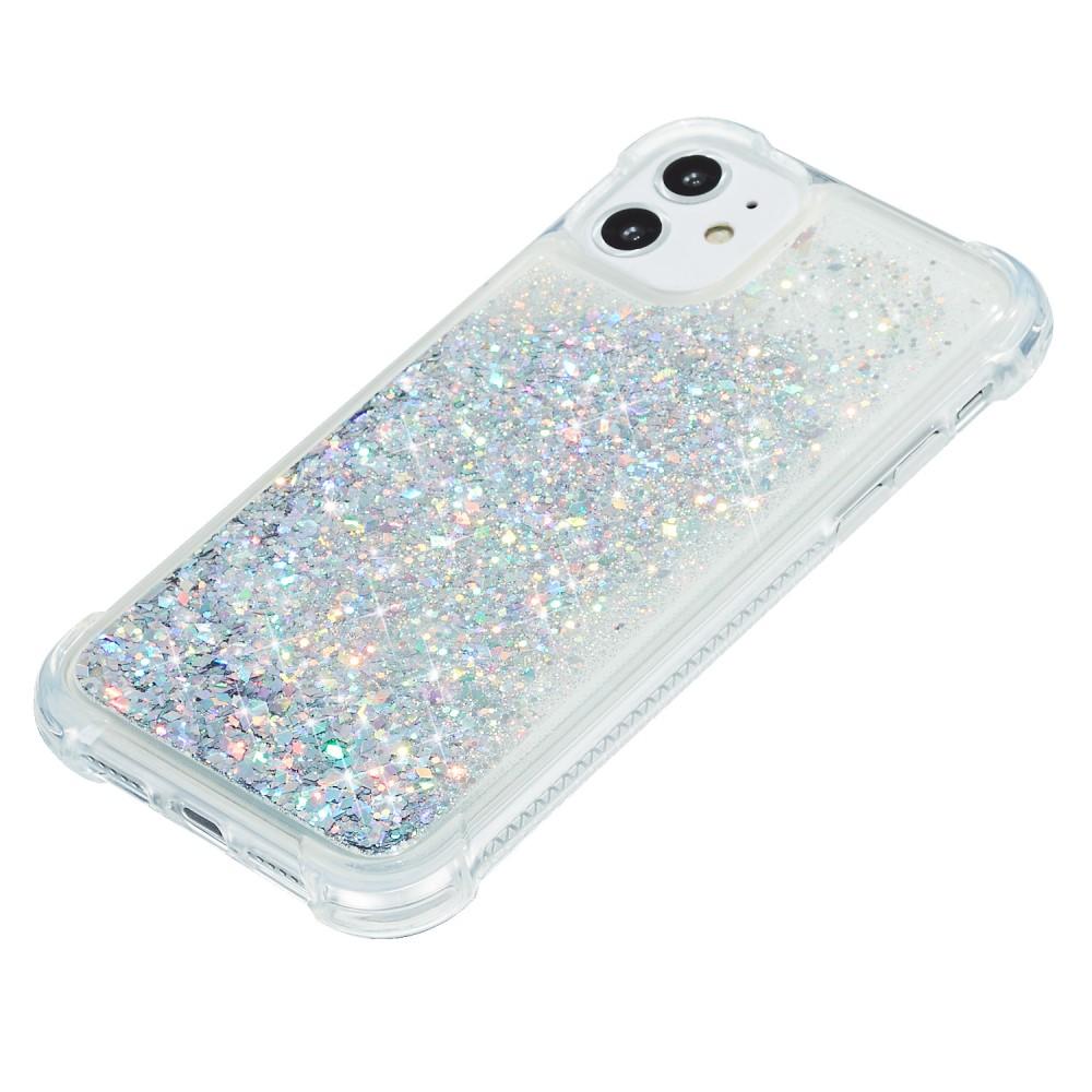 iPhone 12/12 Pro Glitter Powder TPU Case Silver