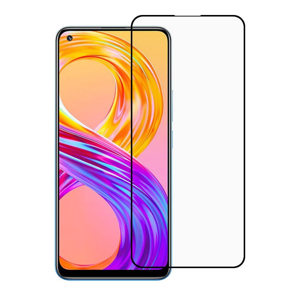 Realme 8/8 Pro Tempered Glass Full Cover Black