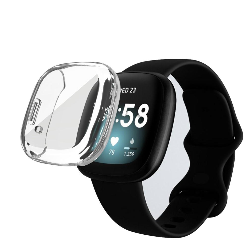 Fitbit Versa 3/Sense Full-Cover Case Transparent