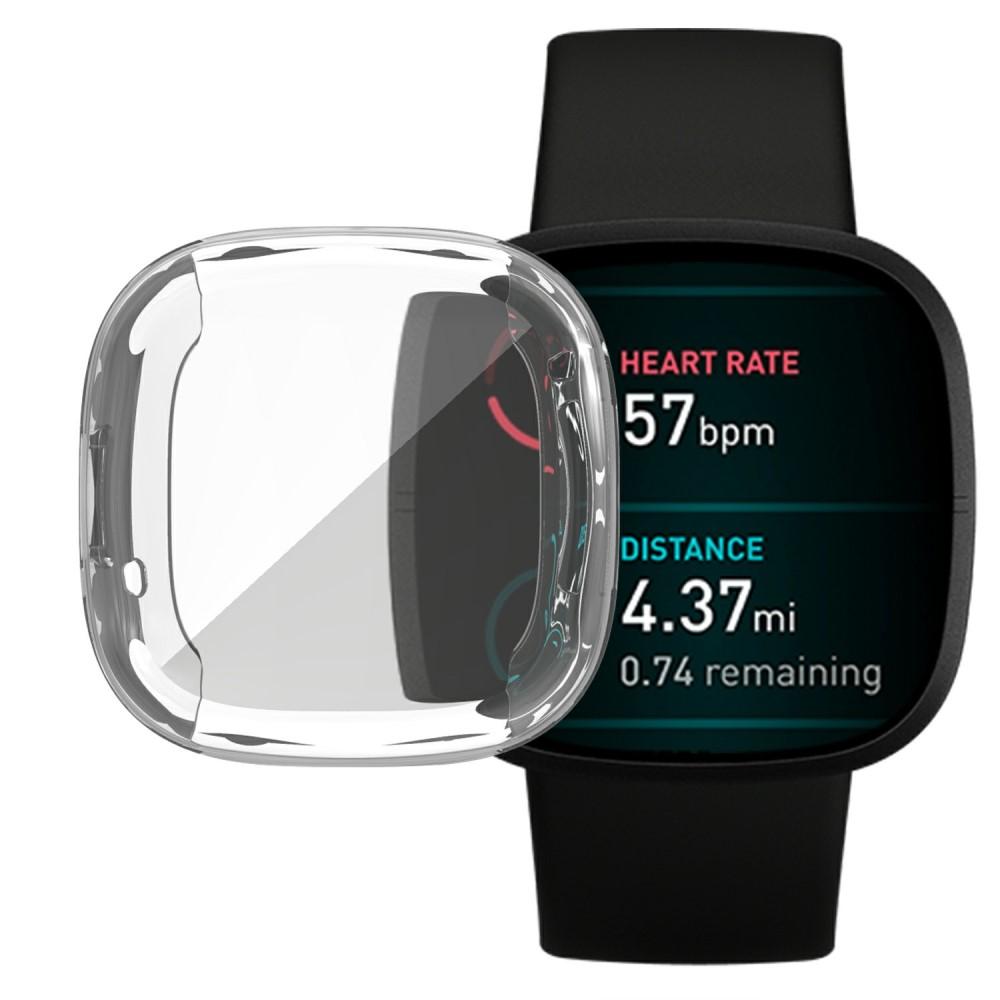 Fitbit Versa 3/Sense Full-Cover Case Transparent