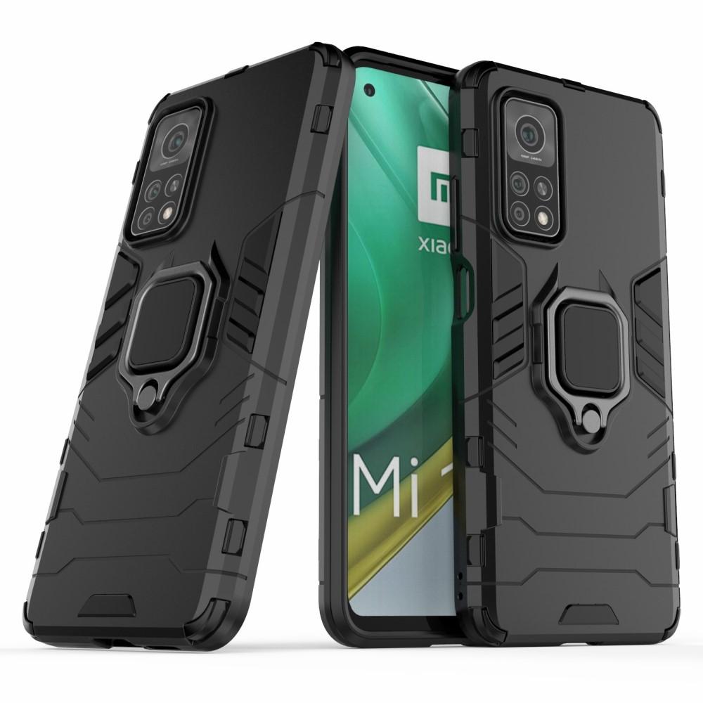 Xiaomi Mi 10T/10T Pro Hybrid Case Tech Ring Black