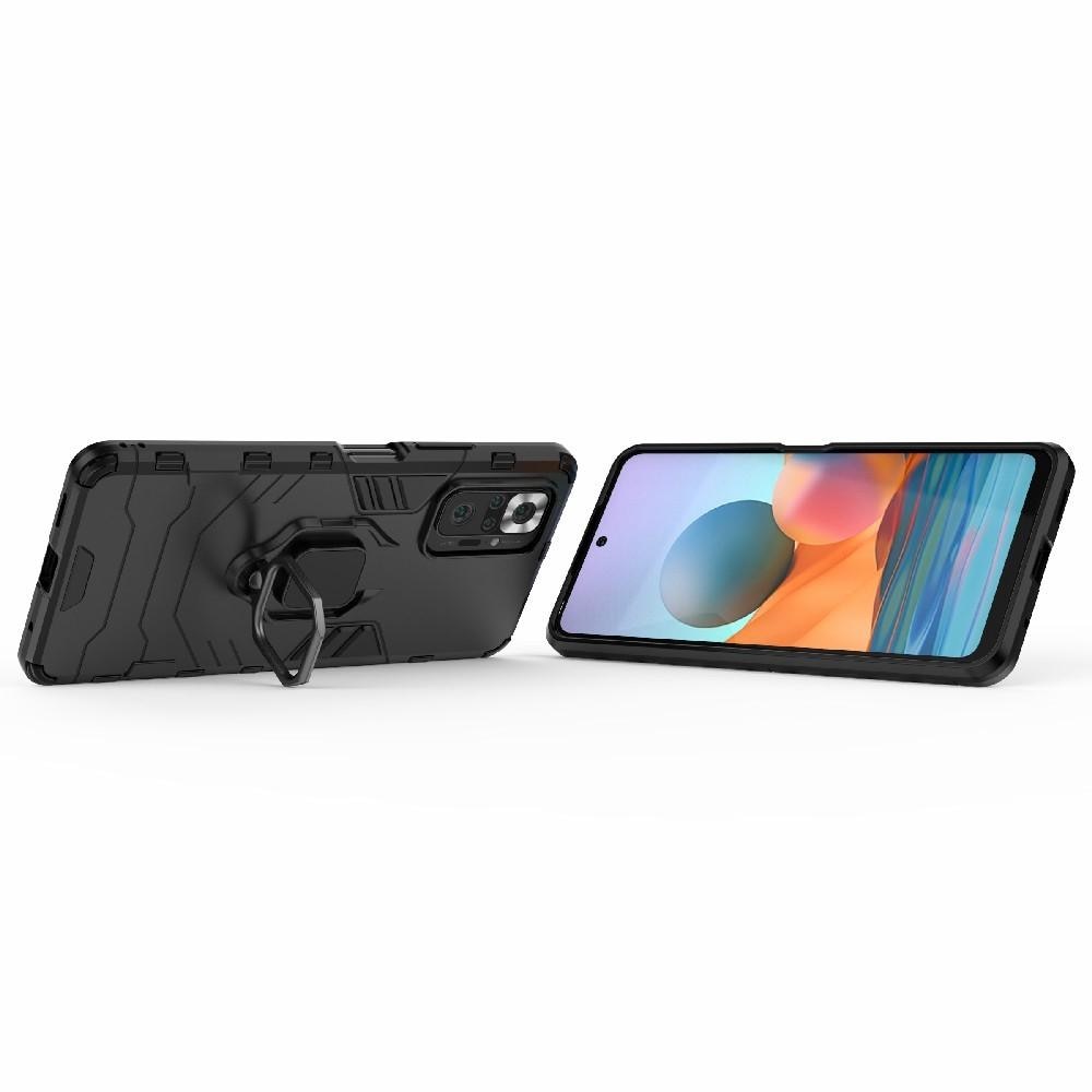 Xiaomi Redmi Note 10 Pro Hybrid Case Tech Ring Black