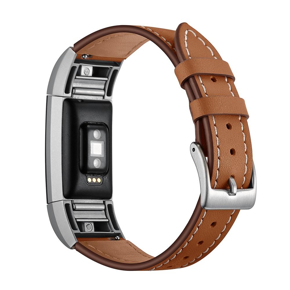 Fitbit Charge 2 Leather Strap Brown