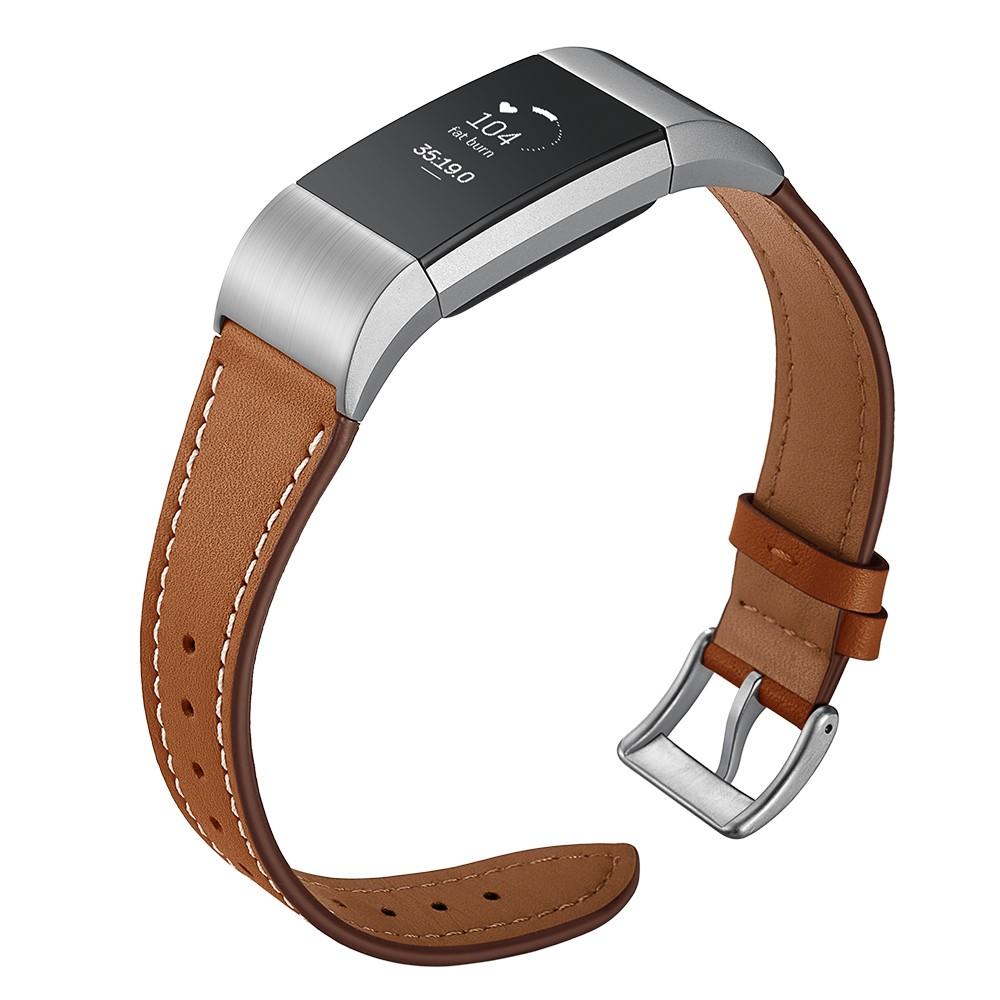 Fitbit Charge 2 Leather Strap Brown