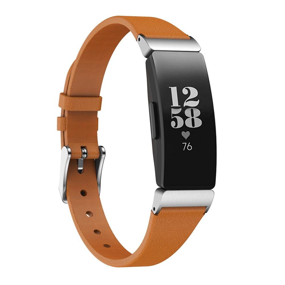 Fitbit Inspire/Inspire 2 Leather Strap Brown