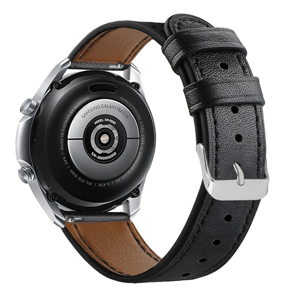 Samsung Galaxy Watch 3 45mm Leather Strap Black