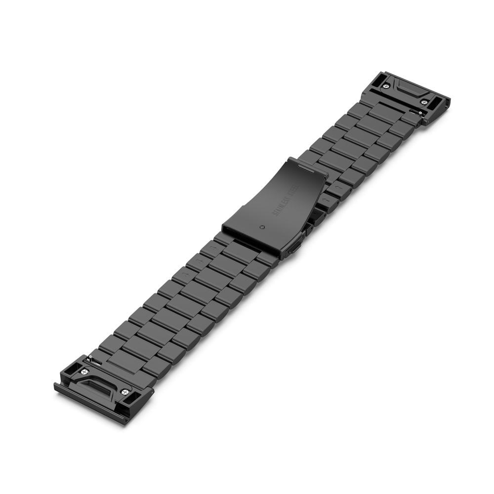 Garmin Fenix 7X Metal Band Black