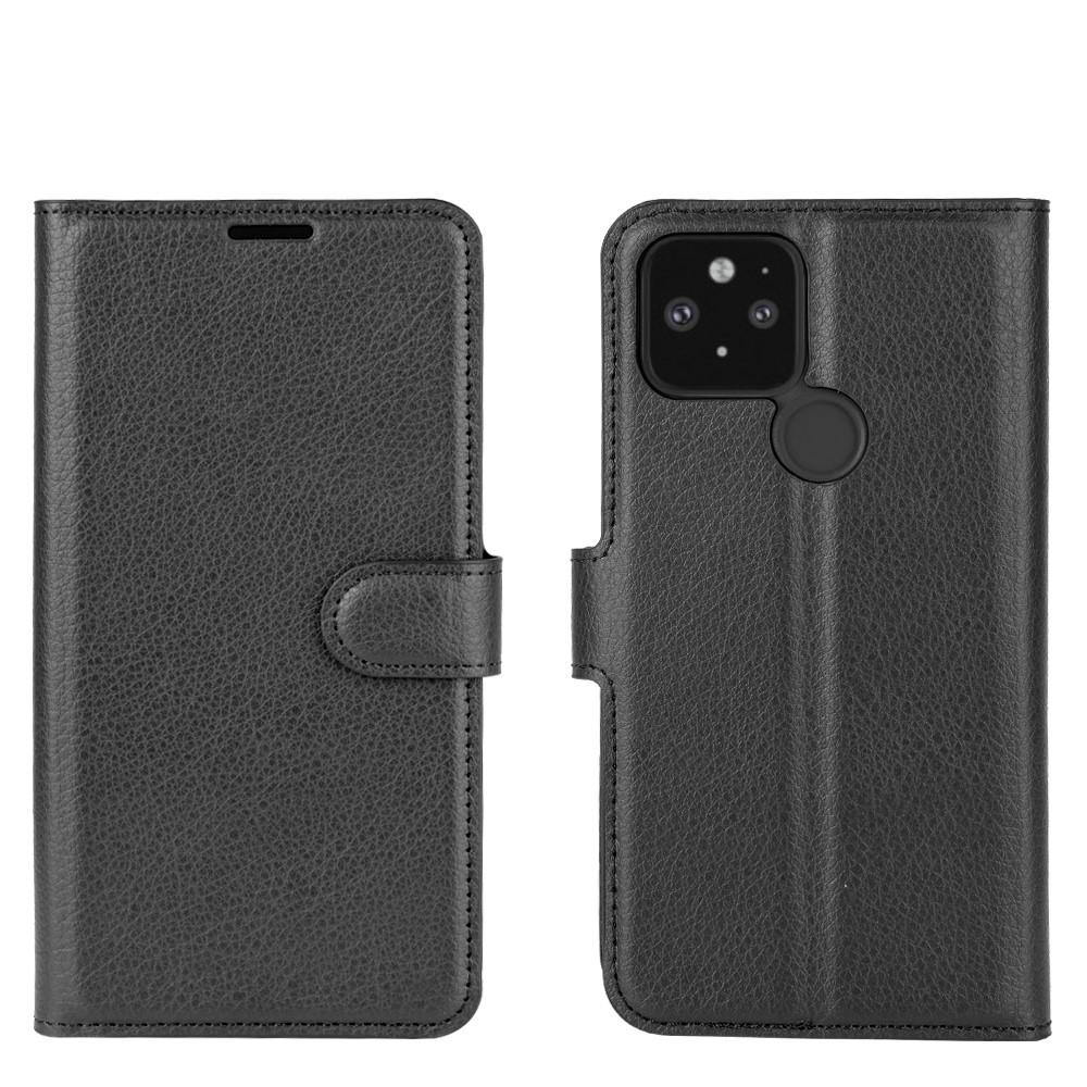 Google Pixel 4a 5G Wallet Book Cover Black