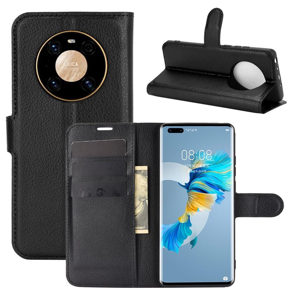 Huawei Mate 40 Pro Wallet Book Cover Black