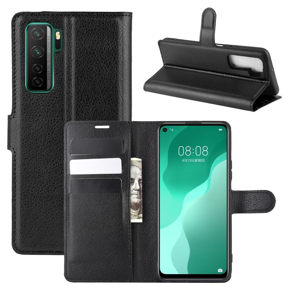 Huawei P40 Lite 5G Wallet Book Cover Black