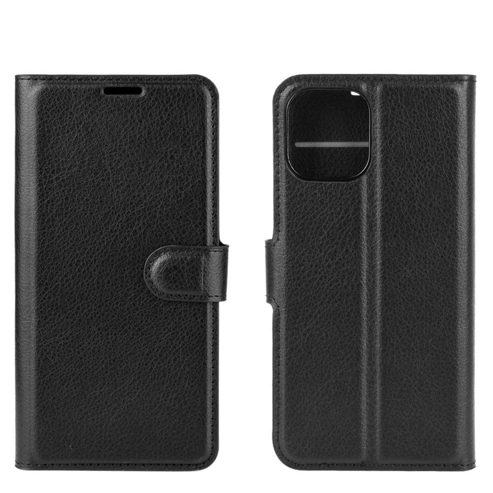 iPhone 12/12 Pro Wallet Book Cover Black