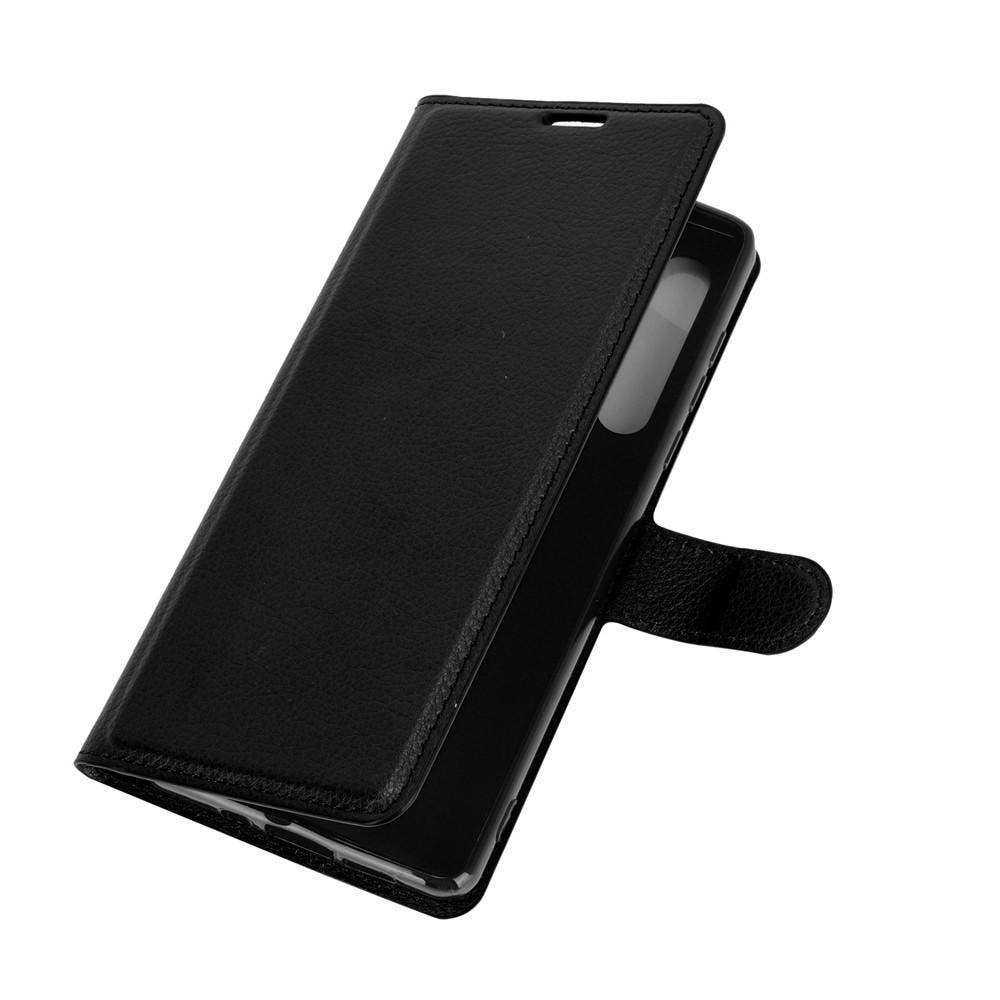 Motorola Edge Wallet Book Cover Black