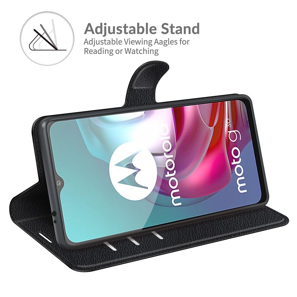 Motorola Moto G10/G20/G30 Wallet Book Cover Black