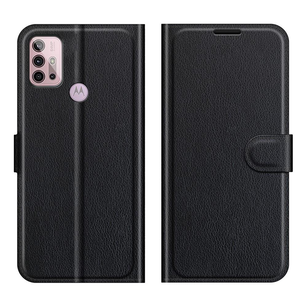 Motorola Moto G10/G20/G30 Wallet Book Cover Black