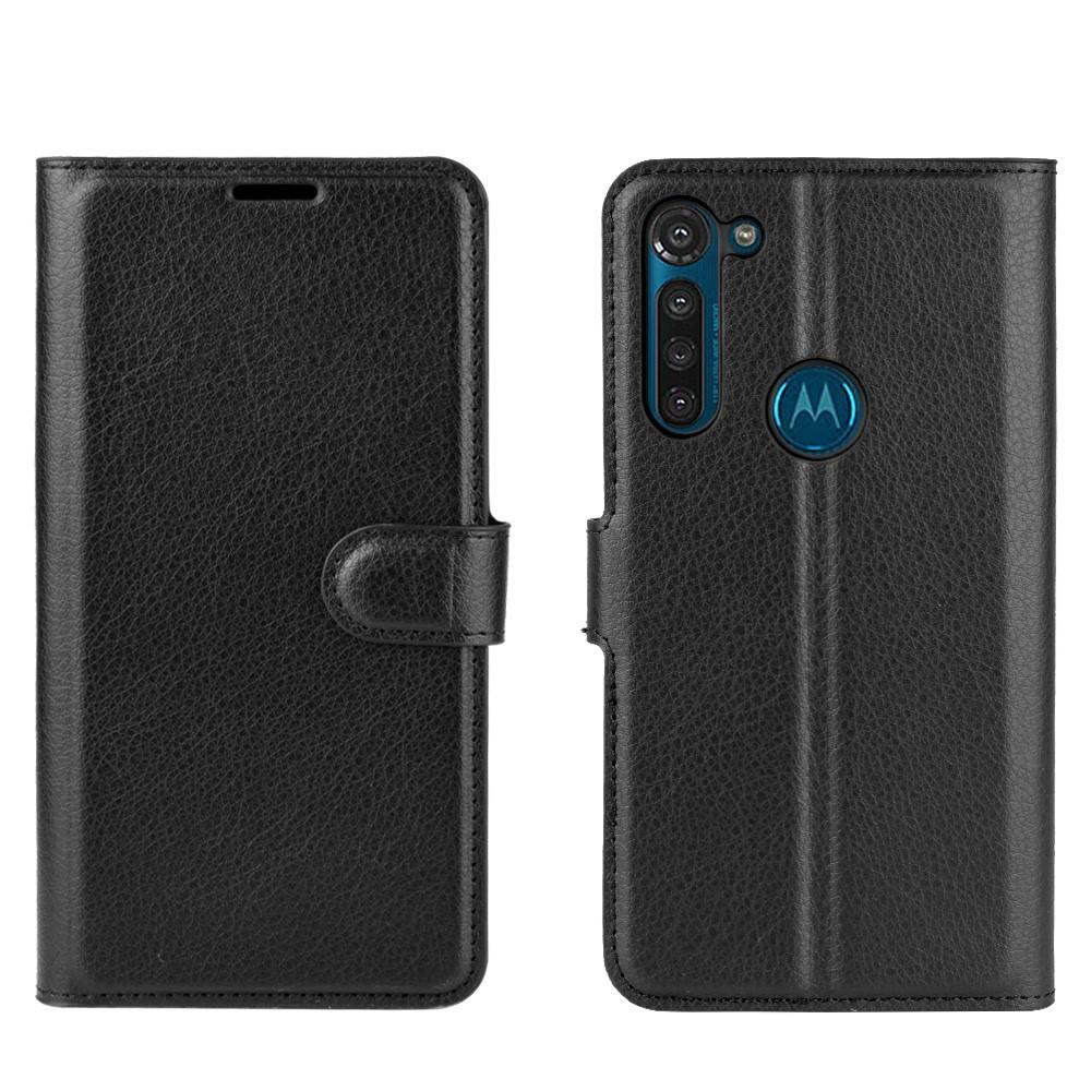 Motorola Moto G8 Power Wallet Book Cover Black