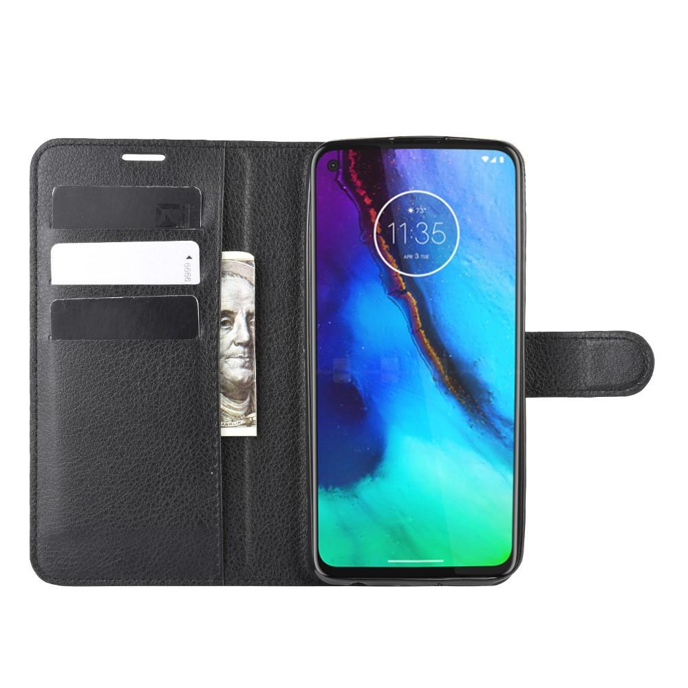 Motorola Moto G Pro Wallet Book Cover Black