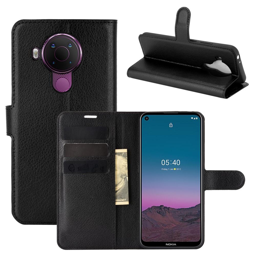 Nokia 5.4 Wallet Book Cover Black