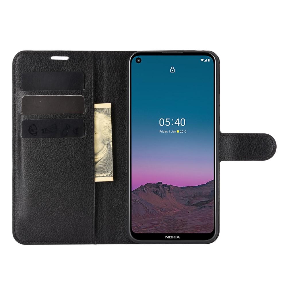 Nokia 5.4 Wallet Book Cover Black