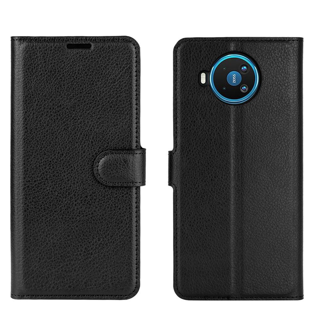 Nokia 8.3 Wallet Book Cover Black