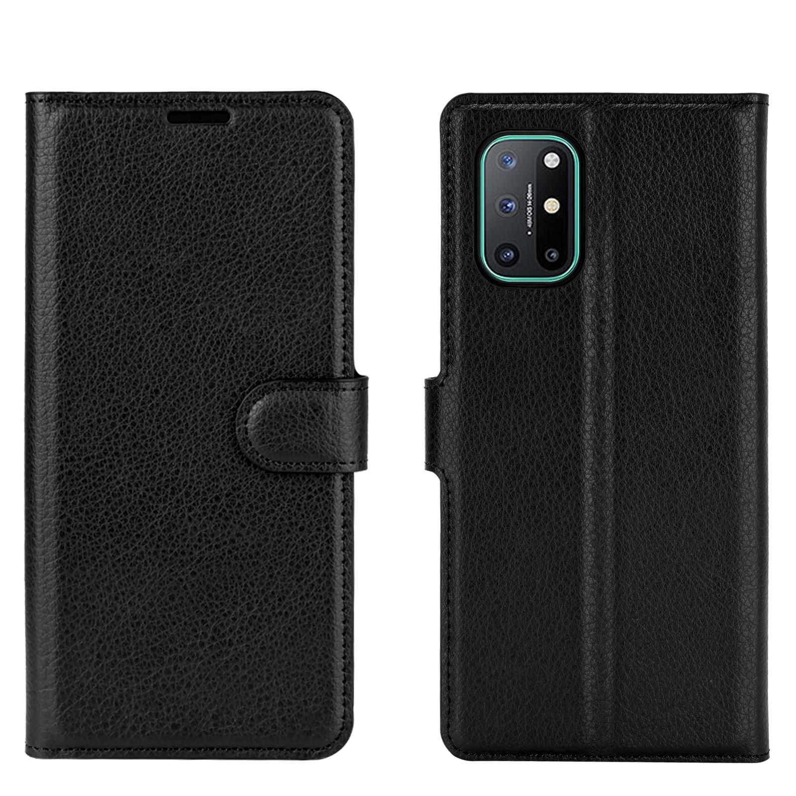 OnePlus 8T Wallet Book Cover Black