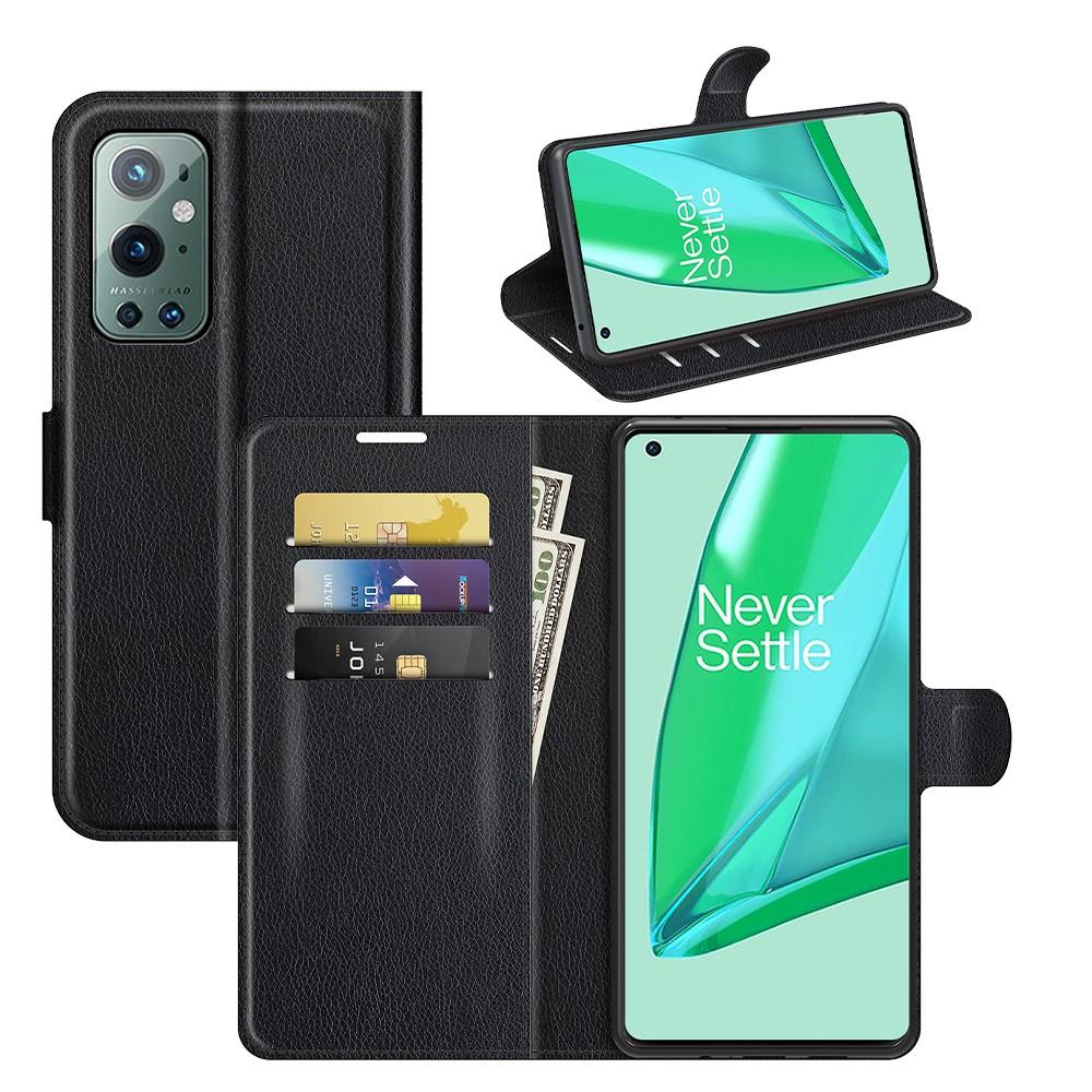 OnePlus 9 Pro Wallet Book Cover Black