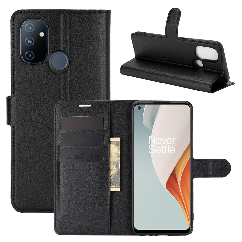 OnePlus Nord N100 Wallet Book Cover Black