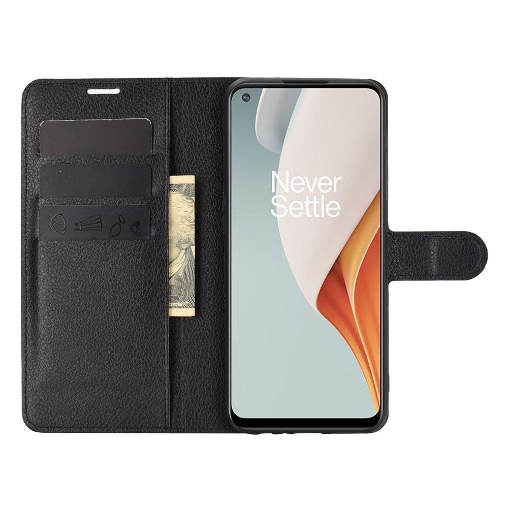 OnePlus Nord N100 Wallet Book Cover Black